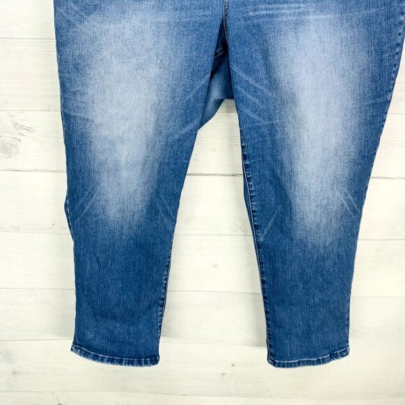 Democracy Womens Jeans Ab Technology Skinny Light Wash Stretch Denim Size 24W - Picture 6 of 13